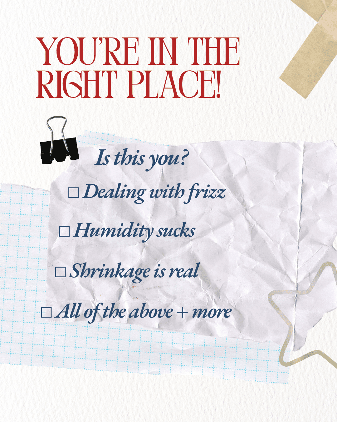 YOU'RE IN THE RIGHT PLACE!